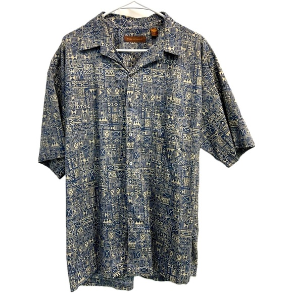 Tori Richard Men’s SS Button Down Shirt Size XL - Picture 1 of 6